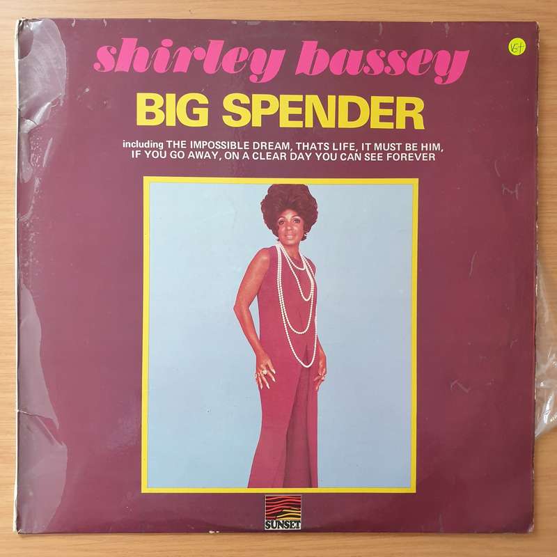 Shirley Bassey - Big Spender - Vinyl LP Record - Very-Good+ Quality (VG+) (verygoodplus)