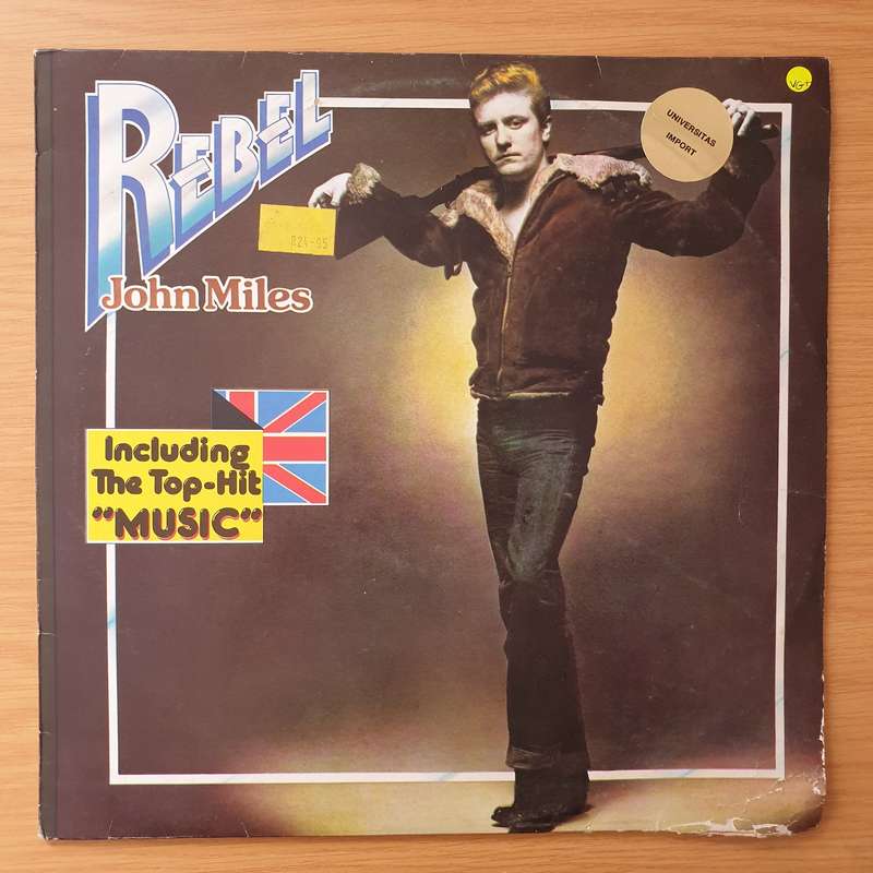 John Miles  Rebel - Vinyl LP Record - Very-Good+ Quality (VG+) (verygoodplus)