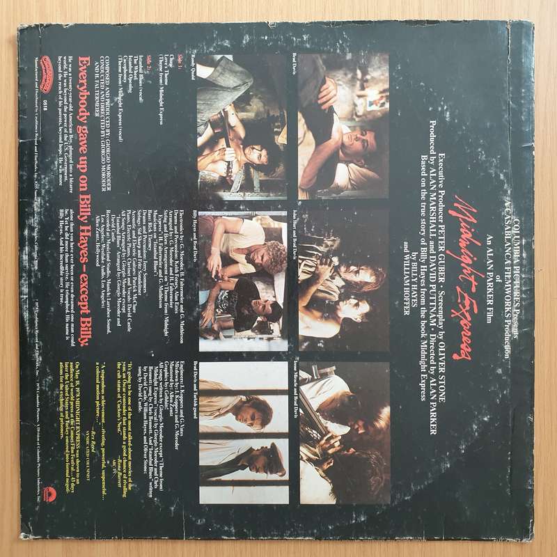 Giorgio Moroder  Midnight Express (Music From The Original Motion Picture Soundtrack) - Vinyl ...