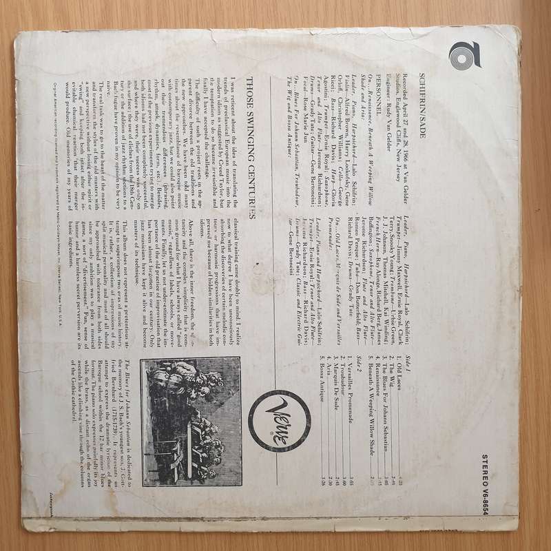 Lalo Schifrin  The Dissection And Reconstruction - Vinyl LP Record - Very-Good+ Quality (VG+) ...