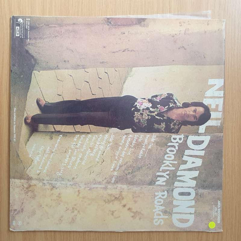Neil Diamond - Brooklyn Roads - Vinyl LP Record - Very-Good+ Quality (VG+) (verygoodplus)