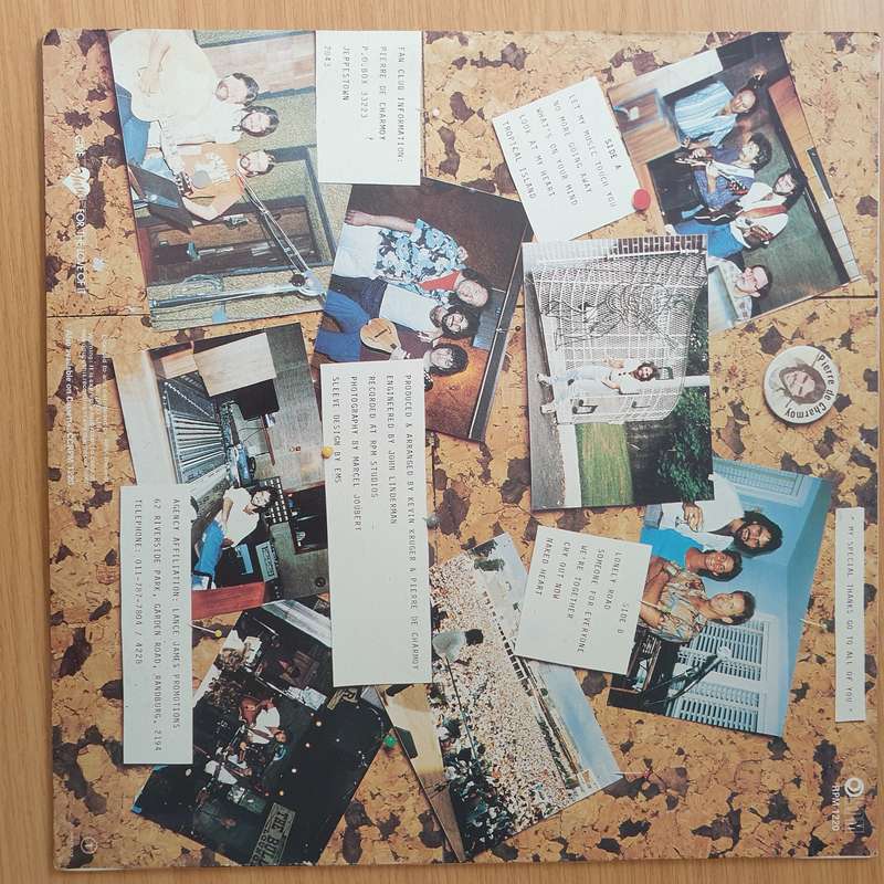 Pierre De Charmoy  Naked Heart - Vinyl LP Record - Very-Good+ Quality (VG+) (verygoodplus)
