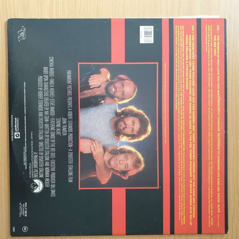 Staying Alive (The Original Motion Picture Soundtrack) - Vinyl LP Record - Very-Good+ Quality (VG...