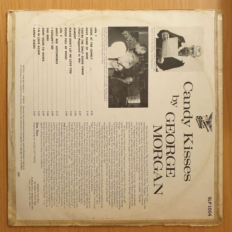 George Morgan  Candy Kisses - Vinyl LP Record - Very-Good+ Quality (VG+) (verygoodplus)