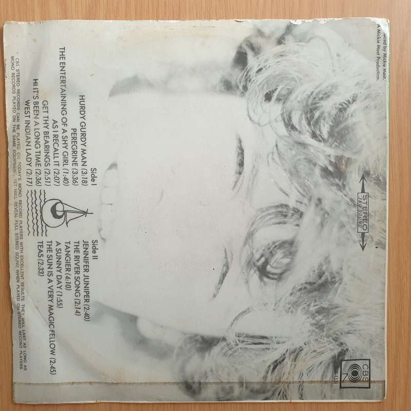Donovan  The Hurdy Gurdy Man - Vinyl LP Record - Very-Good+ Quality (VG+) (verygoodplus)