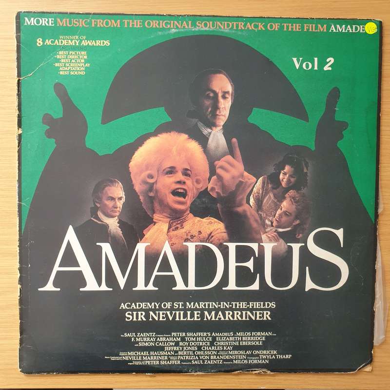 Amadeus  - Volume 2 (More Music From The Original Soundtrack Of The Film) - Vinyl LP Record - Ver...