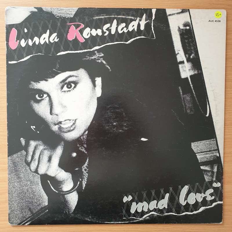 Linda Ronstadt  Mad Love - Vinyl LP Record - Very-Good+ Quality (VG+) (verygoodplus)