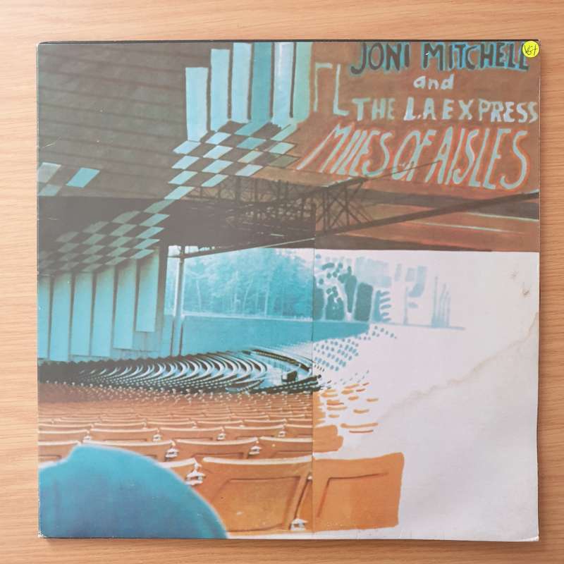 Joni Mitchell And The L.A. Express  Miles Of Aisles - Vinyl LP Record - Very-Good+ Quality (VG...
