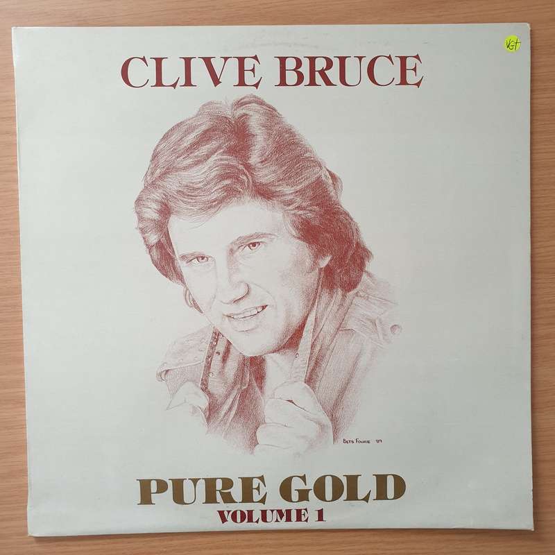 Clive Bruce  Pure Gold Volume 1 - Vinyl LP Record - Very-Good+ Quality (VG+) (verygoodplus)