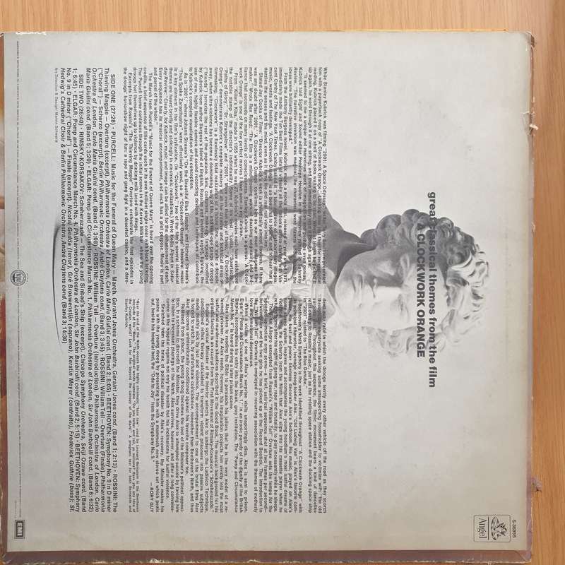 Great Classical Themes From The Film "A Clockwork Orange" - Vinyl LP Record - Very-Good+ Quality ...