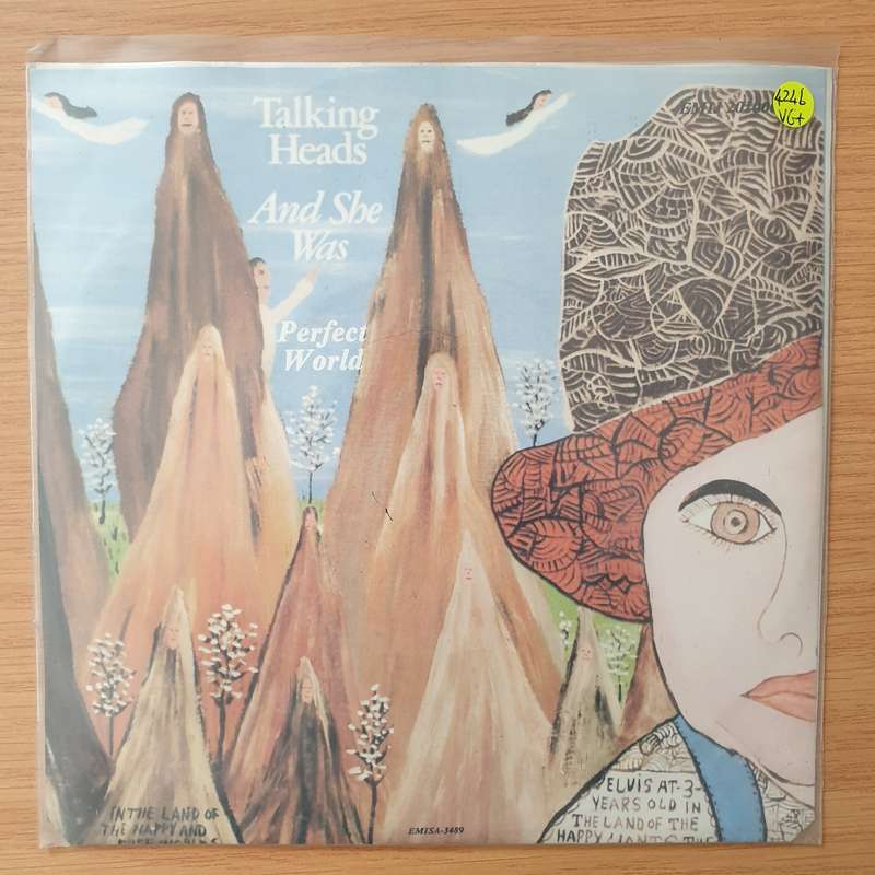 Talking Heads  And She Was - Vinyl 7" Record - Very-Good+ Quality (VG+) (verygoodplus)
