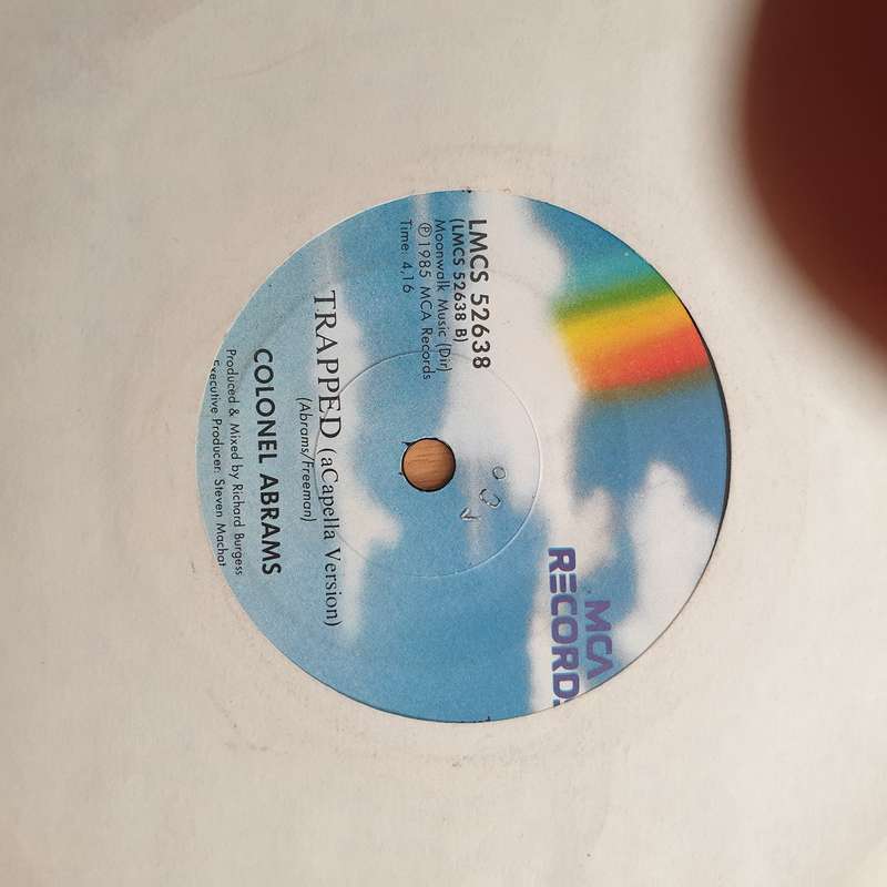 Colonel Abrams  Trapped - Vinyl 7" Record - Very-Good+ Quality (VG+) (verygoodplus)