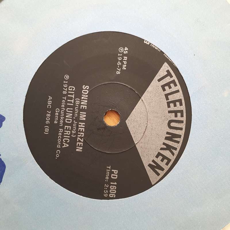 Gitti Und Erika  Heidi - Vinyl 7" Record - Very-Good+ Quality (VG+) (verygoodplus)