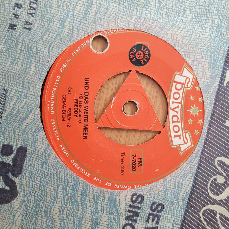 Freddy  Alo-Ahe - Vinyl 7" Record - Very-Good+ Quality (VG+) (verygoodplus)