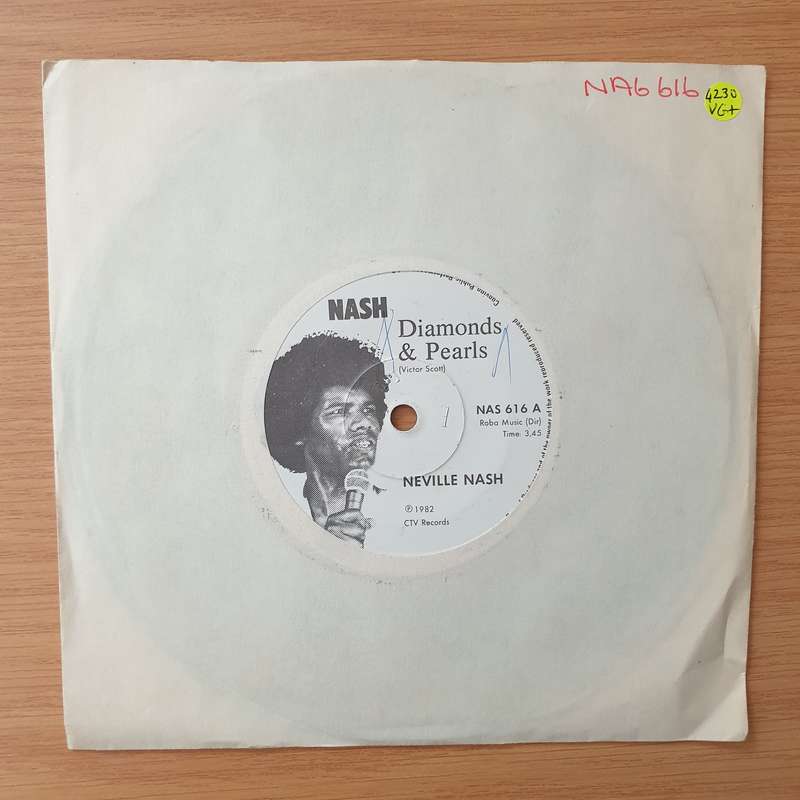 Neville Nash  Diamonds & Pearls - Vinyl 7" Record - Very-Good+ Quality (VG+) (verygoodplus)