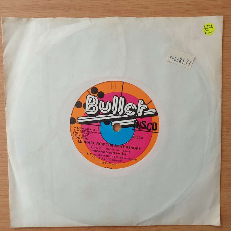 Richard Jon Smith  Michael Row The Boat Ashore / Conversation - Vinyl 7" Record - Very-Good+ Q...