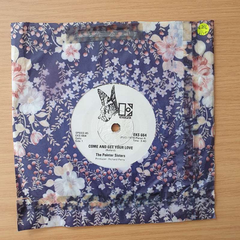 Pointer Sisters  Come And Get Your Love / Lay It On The Line (Rhodesia) - Vinyl 7" Record - Ve...
