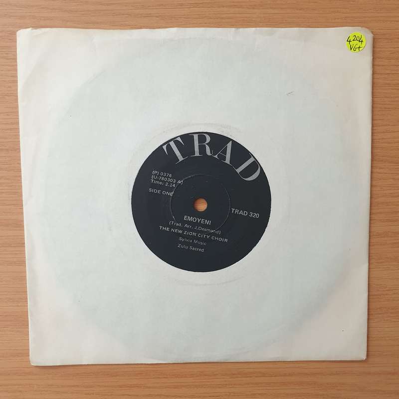 The New Zion City Choir - Emoyeni - Vinyl 7" Record - Very-Good+ Quality (VG+) (verygoodplus)