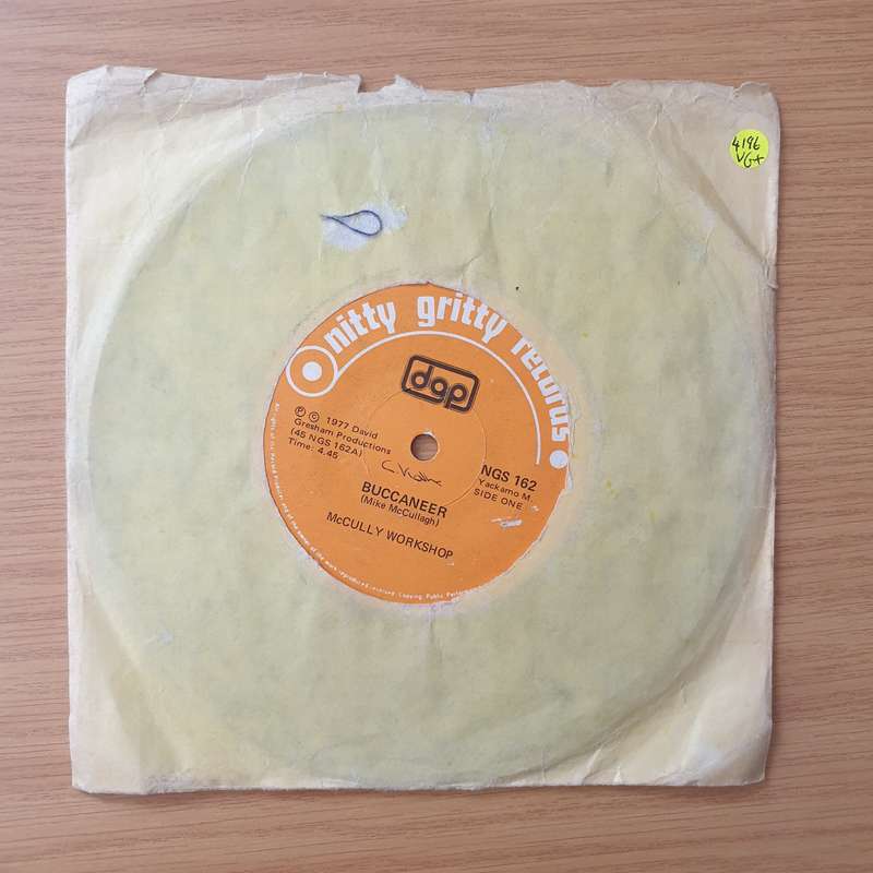 McCully Workshop   Buccaneer- Vinyl 7" Record - Very-Good+ Quality (VG+) (verygoodplus)