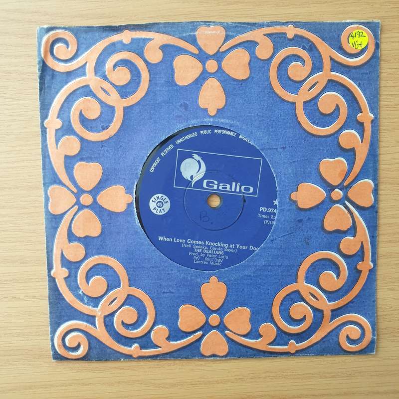 The Dealians  When Love Comes Knocking At Your Door / A Boy Called Me - Vinyl 7" Record - Very...
