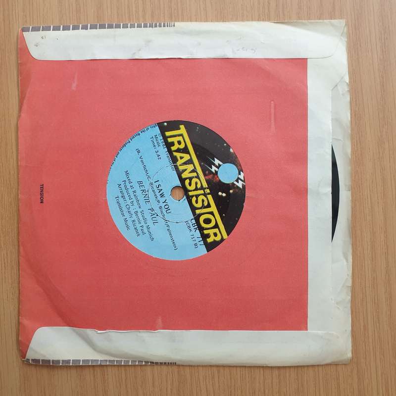 Bernie Paul  Oh No No  - Vinyl 7" Record - Very-Good Quality (VG) (vgood)
