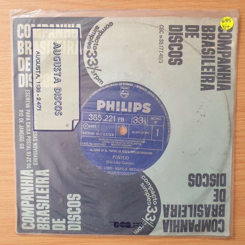 Marilia Medalha, Edú Lôbo, Momentoquatro  Ponteio / Diana Pastora - Vinyl 7" Record - Very-G...