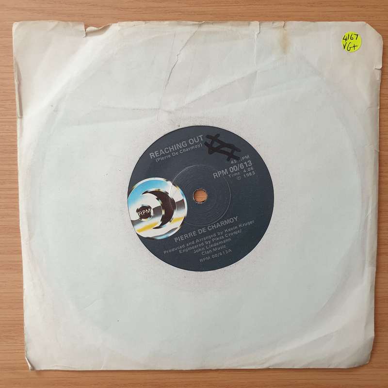Pierre De Charmoy  Reaching Out - Vinyl 7" Record - Very-Good+ Quality (VG+) (verygoodplus)