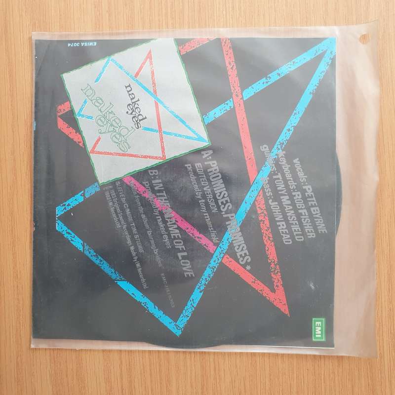 Naked Eyes  Promises, Promises - Vinyl 7" Record - Very-Good+ Quality (VG+) (verygoodplus)