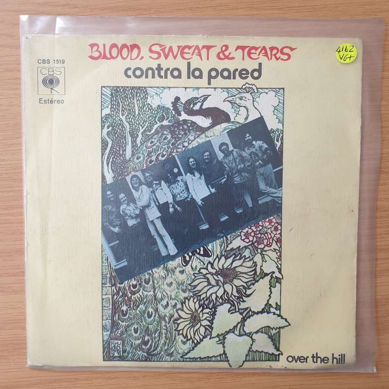 Blood, Sweat & Tears  Contra La Pared - Vinyl 7" Record - Very-Good+ Quality (VG+) (verygoodplus)