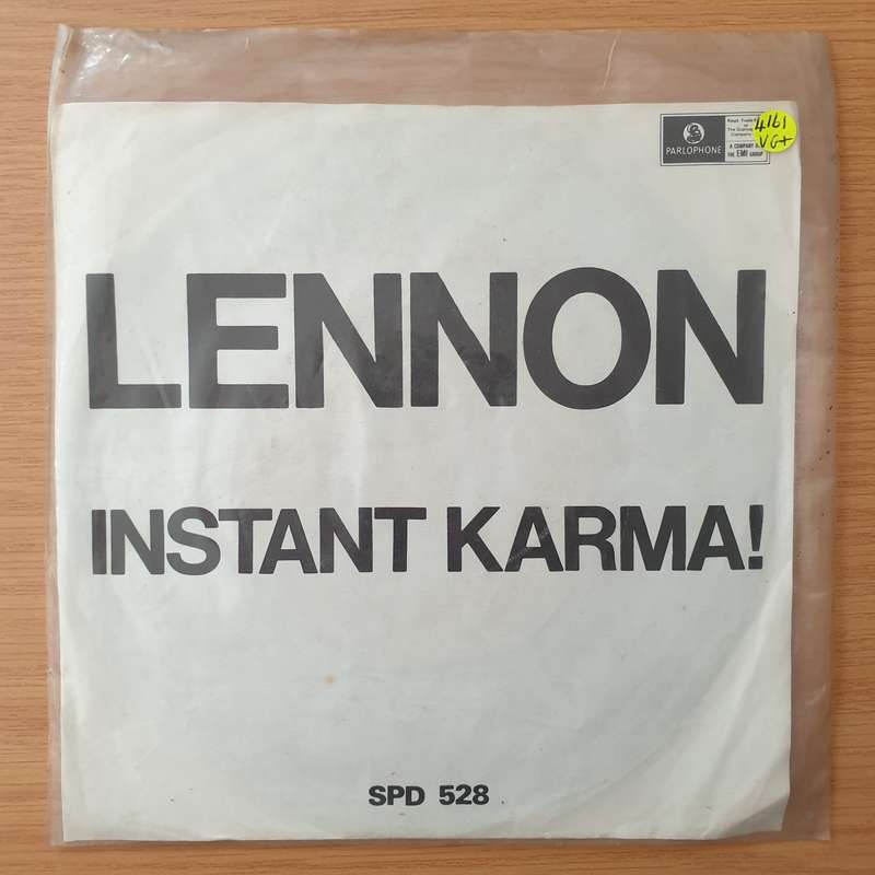 Lennon / Ono With The The Plastic Ono Band  Instant Karma! - Vinyl 7" Record - Very-Good+ Qual...
