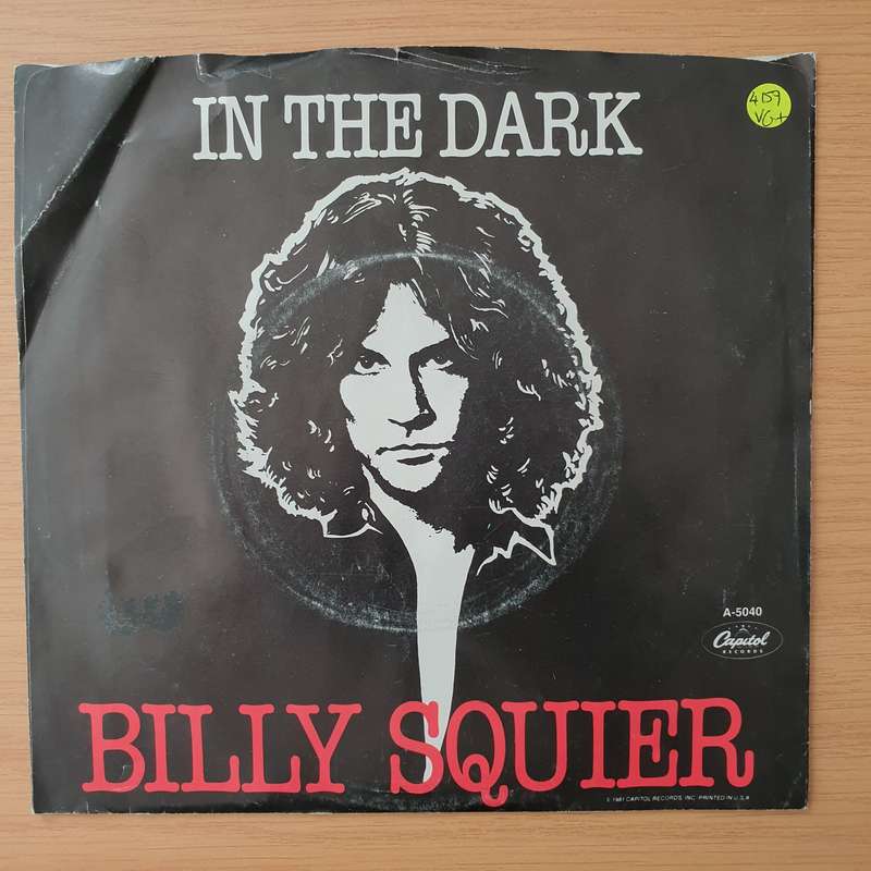 Billy Squier  In The Dark - Vinyl 7" Record - Very-Good+ Quality (VG+) (verygoodplus)