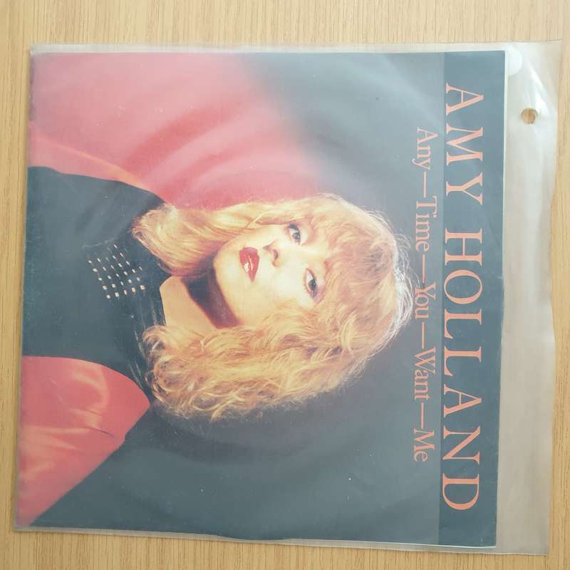 Amy Holland  Anytime You Want Me - Vinyl 7" Record - Very-Good+ Quality (VG+) (verygoodplus)