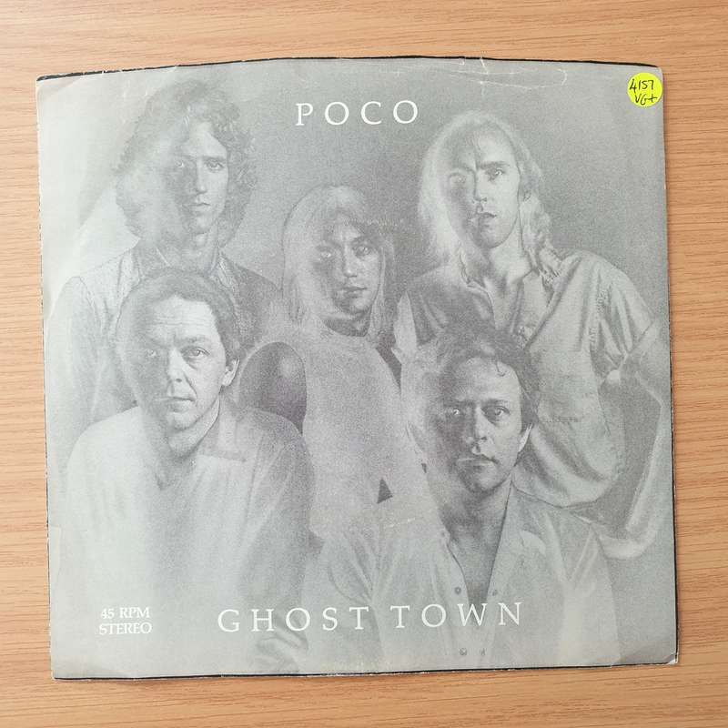 Poco  Ghost Town - Vinyl 7" Record - Very-Good+ Quality (VG+) (verygoodplus)