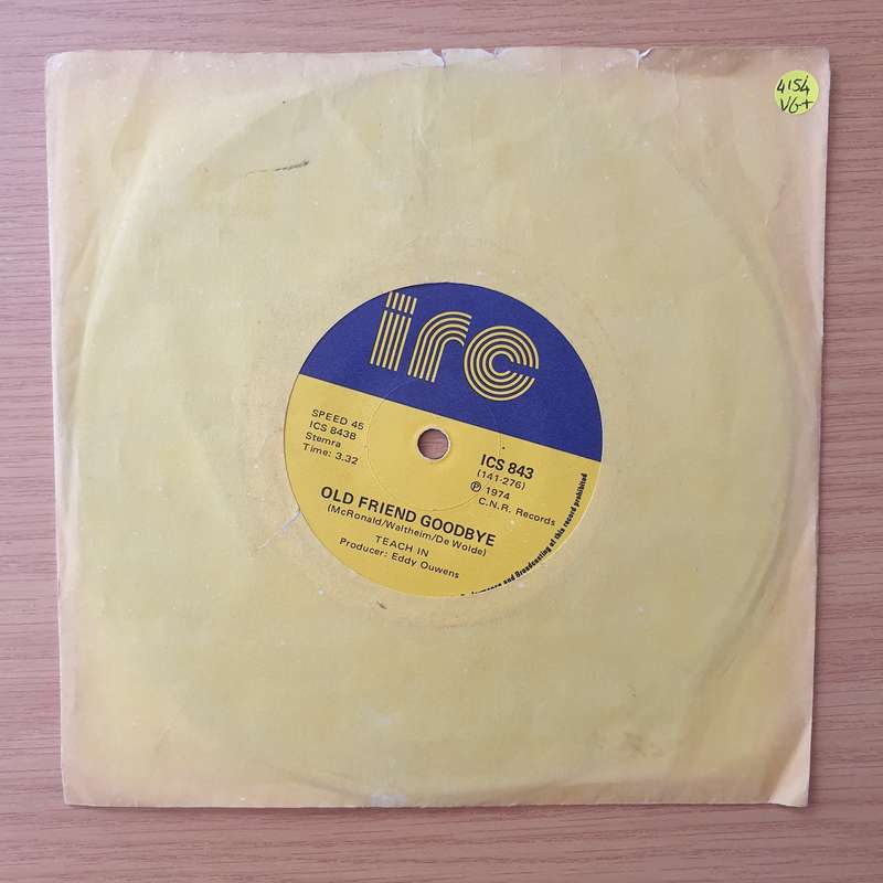 Teach-In  In The Summernight - Vinyl 7" Record - Very-Good+ Quality (VG+) (verygoodplus)