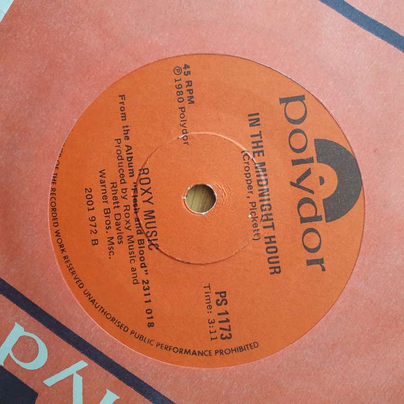 Roxy Music  Oh Yeah / In The Midnight Hour - Vinyl 7" Record - Very-Good+ Quality (VG+) (veryg...