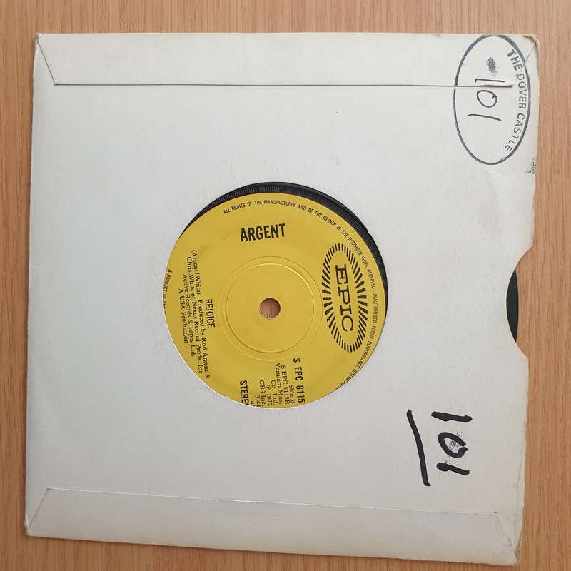 Argent  Tragedy - Vinyl 7" Record - Very-Good+ Quality (VG+) (verygoodplus)