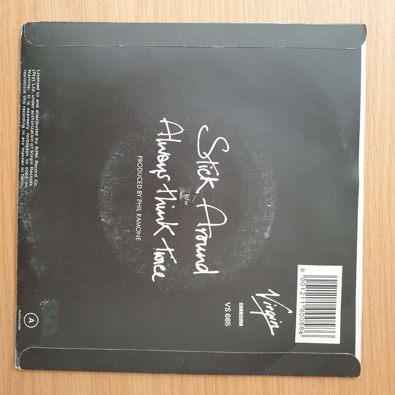 Julian Lennon  Stick Around - Vinyl 7" Record - Very-Good+ Quality (VG+) (verygoodplus)