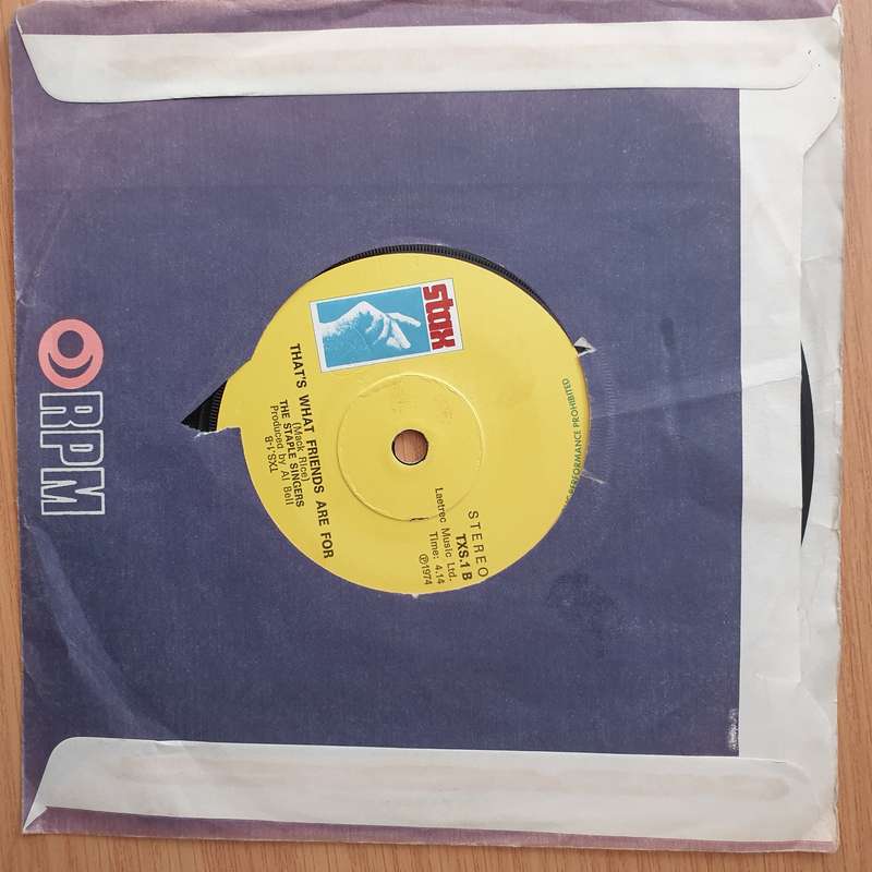 The Staple Singers  City In The Sky / That's What Friends Are For - Vinyl 7" Record - Very-Goo...