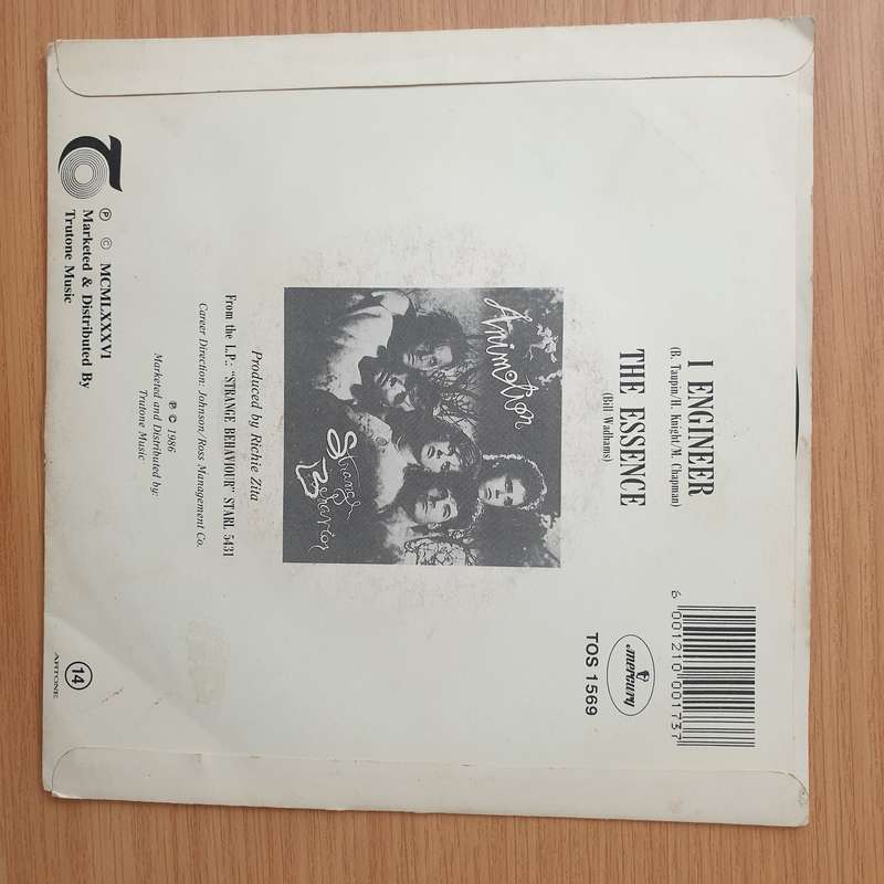 Animotion  I Engineer - Vinyl 7" Record - Very-Good+ Quality (VG+) (verygoodplus)