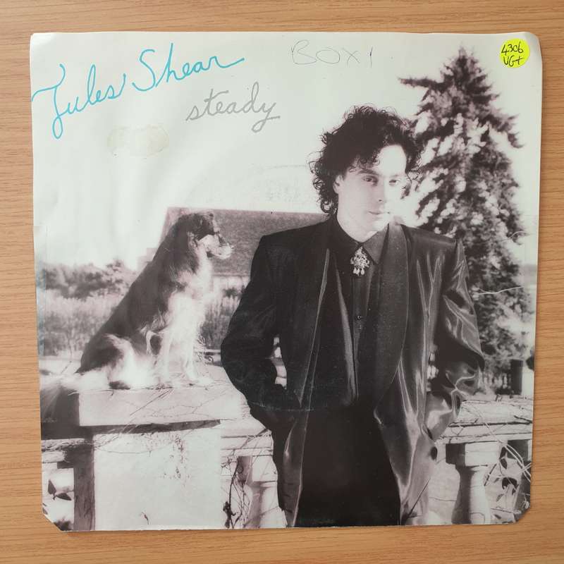 Jules Shear  Steady - Vinyl 7" Record - Very-Good+ Quality (VG+) (verygoodplus)