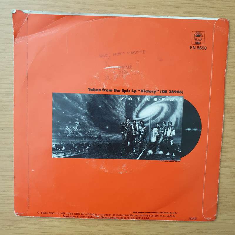 Jacksons  State Of Shock - Vinyl 7" Record - Very-Good+ Quality (VG+) (verygoodplus)