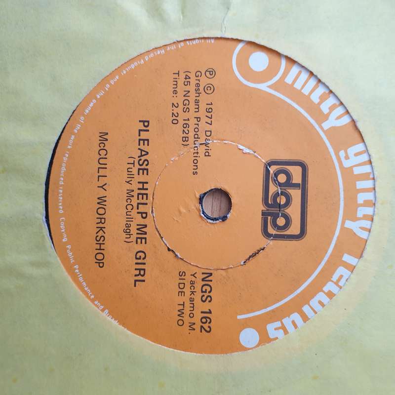 McCully Workshop  Buccaneer - Vinyl 7" Record - Very-Good+ Quality (VG+) (verygoodplus)