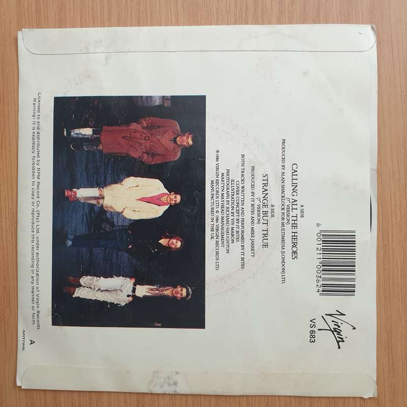 It Bites  Calling All The Heroes - Vinyl 7" Record - Very-Good+ Quality (VG+) (verygoodplus)
