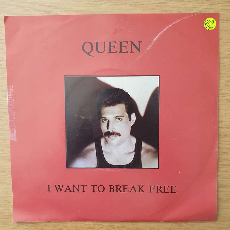 Queen  I Want To Break Free - Vinyl 7" Record - Very-Good+ Quality (VG+) (verygoodplus)