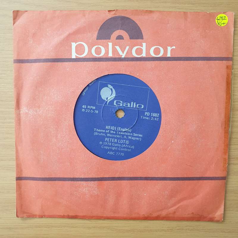 Alpen Susters / Peter Lotis  Heidi - Vinyl 7" Record - Very-Good+ Quality (VG+) (verygoodplus)