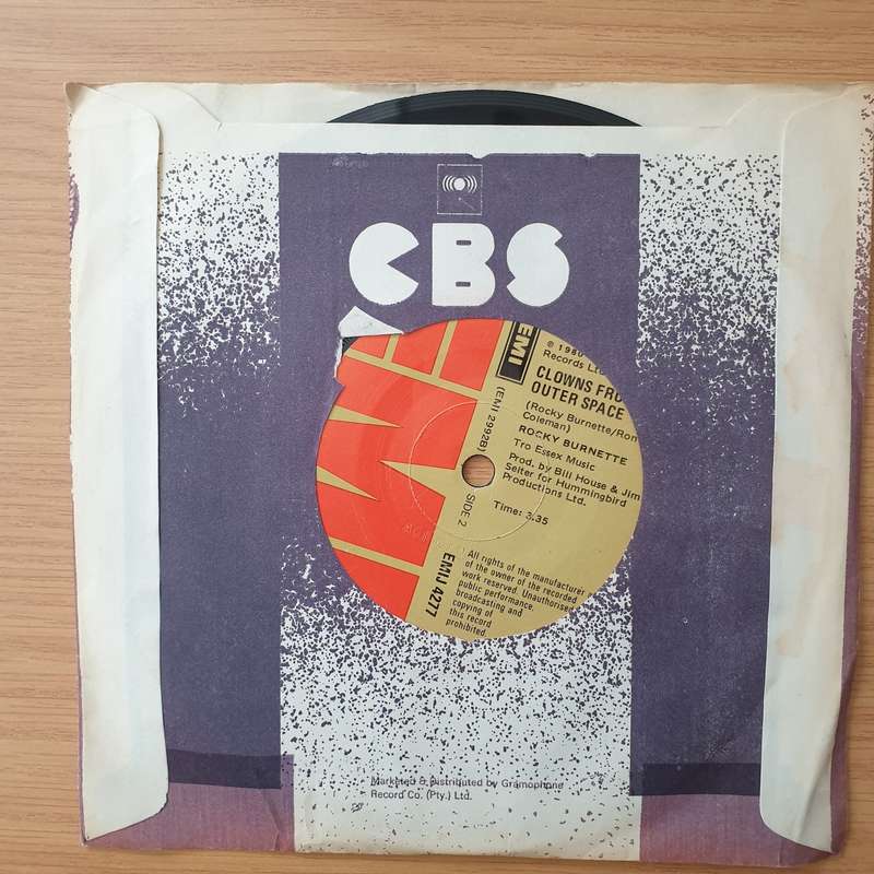 Rocky Burnette  Tired Of Toein' The Line - Vinyl 7" Record - Very-Good+ Quality (VG+) (verygoo...