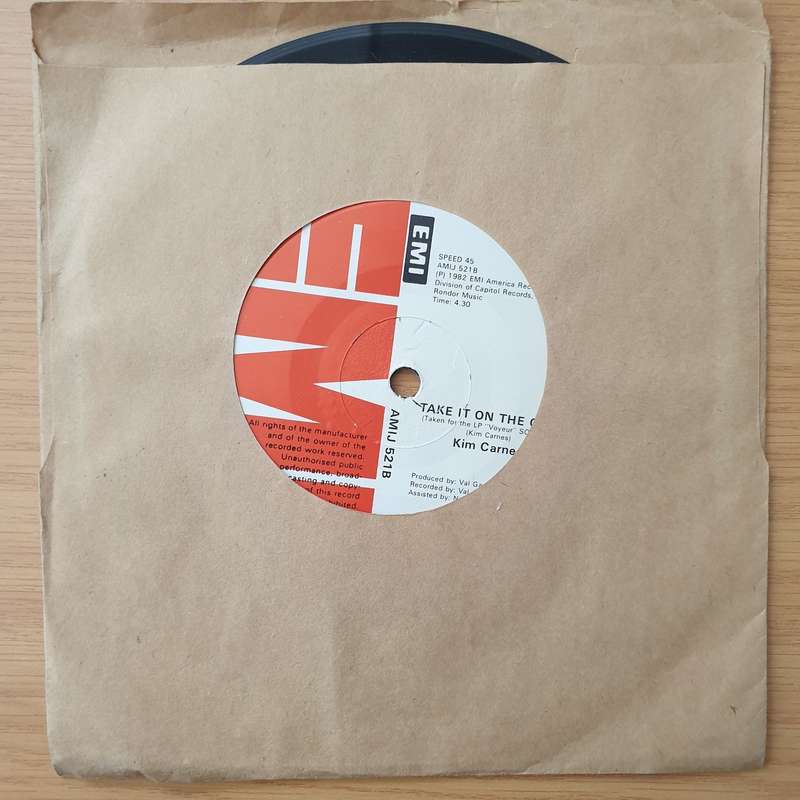 Kim Carnes  Does It Make You Remember - Vinyl 7" Record - Very-Good+ Quality (VG+) (verygoodplus)
