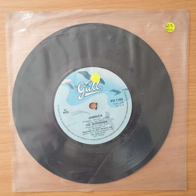 The Diversions  Fattie Boom Boom - Vinyl 7" Record - Very-Good+ Quality (VG+) (verygoodplus)