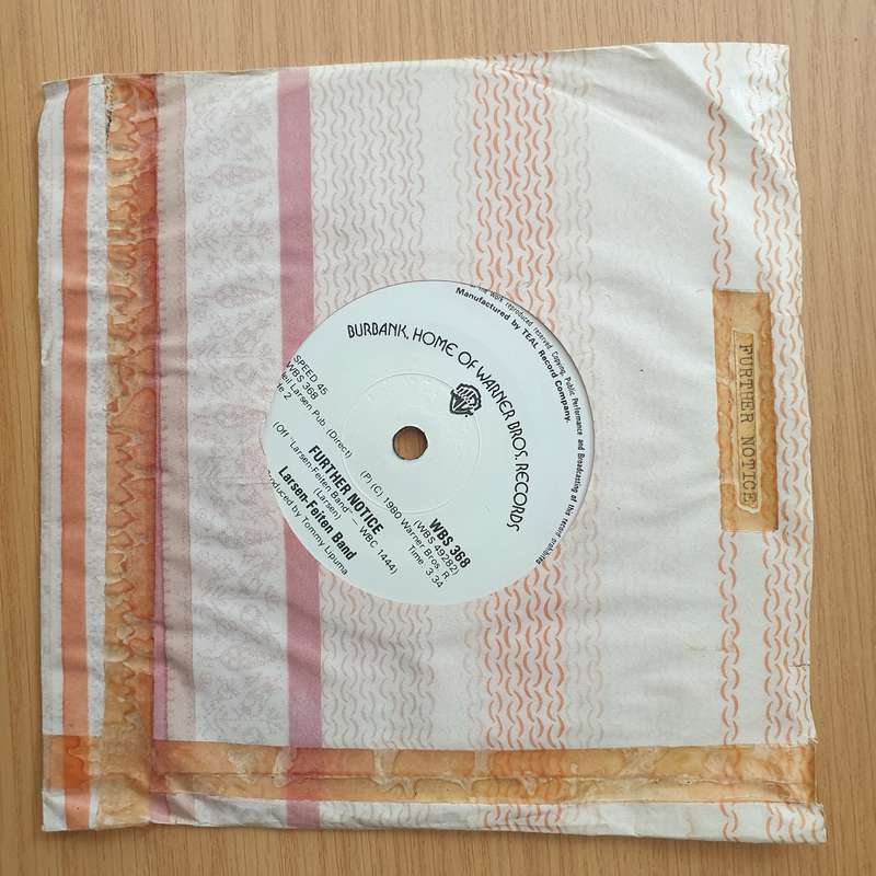 Larsen-Feiten Band  Who'll Be The Fool Tonight (Rhodesia) - Vinyl 7" Record - Very-Good+ Quali...