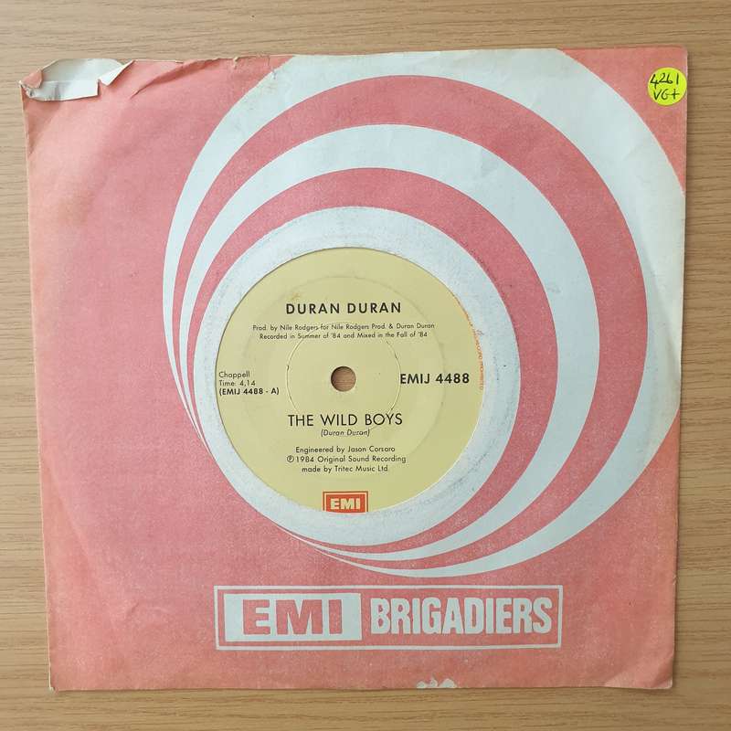 Duran Duran  The Wild Boys - Vinyl 7" Record - Very-Good+ Quality (VG+) (verygoodplus)